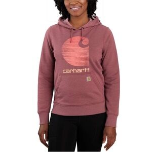 CARHARTT Rain Defender Relaxed Fit Midweight C Logo‎ Graphic Sweatshirt Small
